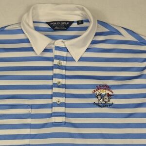 Polo Golf 2014 US Open USGA Pinehurst No 2 Striped Marshall Shirt Mens‎ Size XL